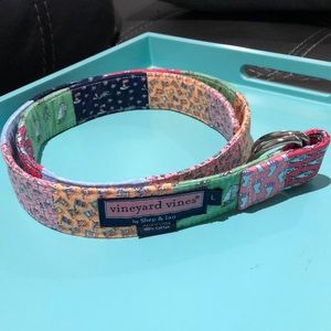 Vineyard Vines Multicolor Patchwork D Ring